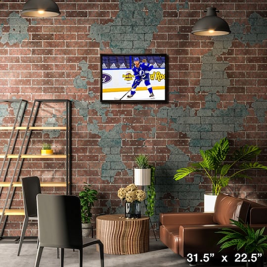Steven Stamkos Tampa Bay Lightning Framed 20" x 29" Action Canvas 31.5" x 22.5"